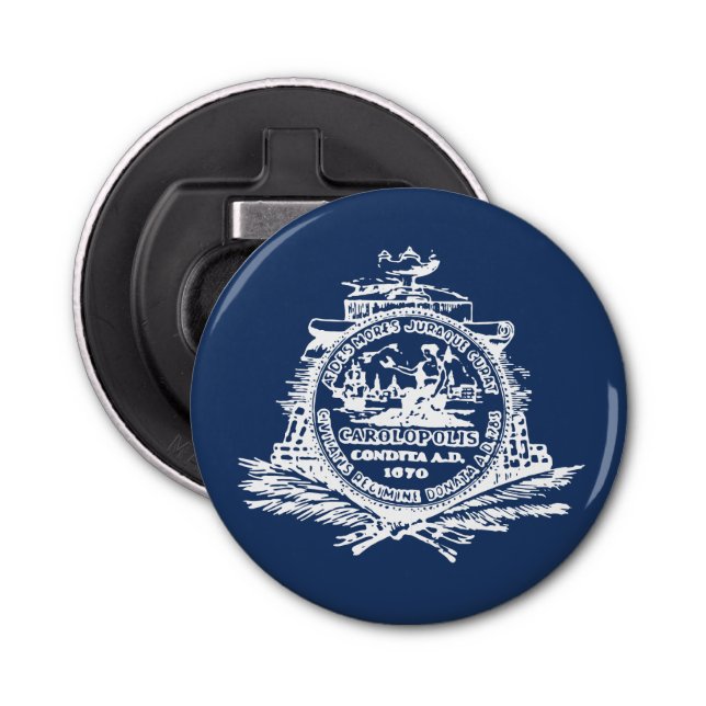 Flagge Charleston, South Carolina Flaschenöffner (Vorderseite)