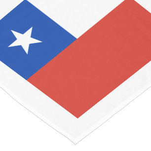 Flagge: Chile Kurzer Tischläufer