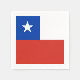 Flagge: Chile Serviette