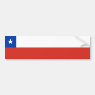 Flagge Chiles Autoaufkleber