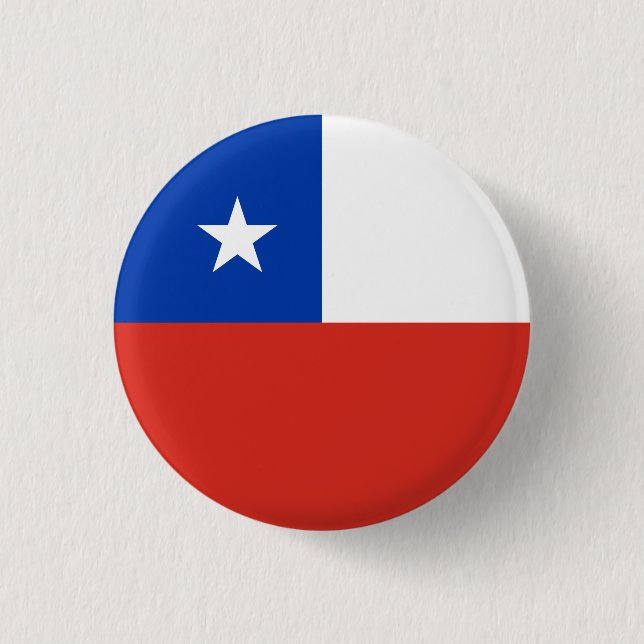 Flagge Chiles Button (Vorderseite)