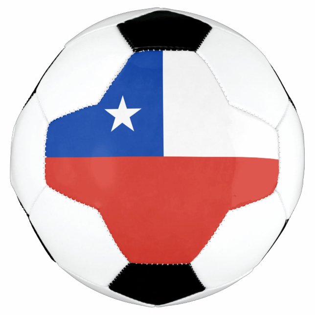 Flagge Chiles Fußball (Vorderseite)