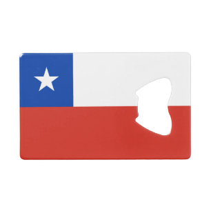 Flagge Chiles Geldbeutel Flaschenöffner