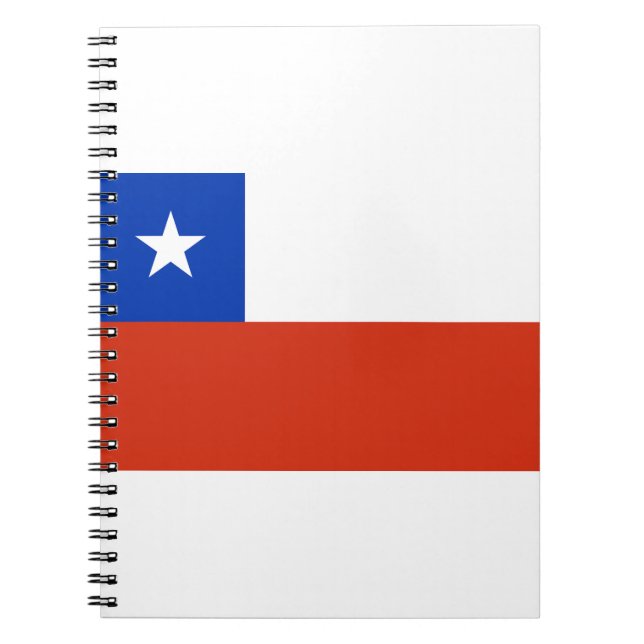 Flagge Chiles Notizblock (Vorderseite)