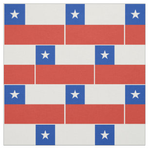 Flagge Chiles Stoff