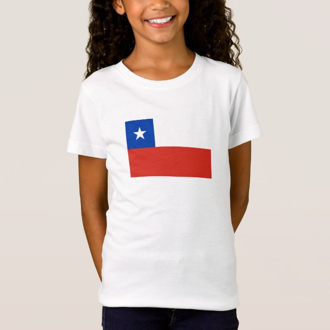 Flagge Chiles T-Shirt (Vorderseite)