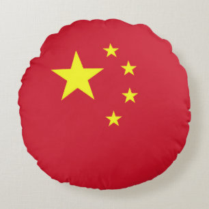 Flagge Chinas Rundes Kissen