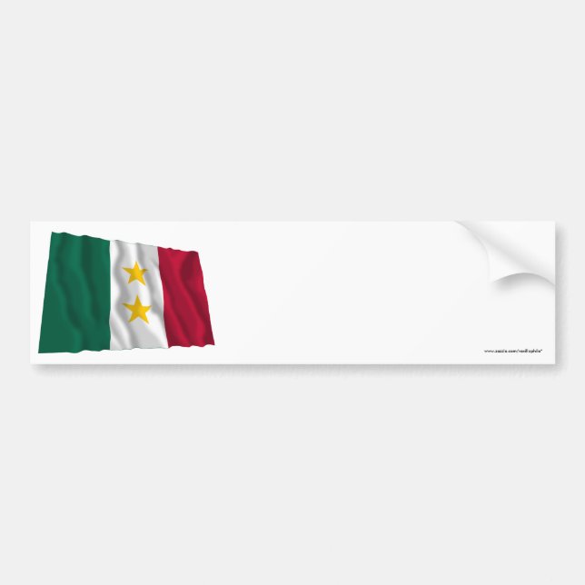 Flagge Coahuilas y Tejas Autoaufkleber (Vorne)