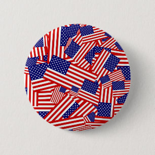 Flagge-Collage Button