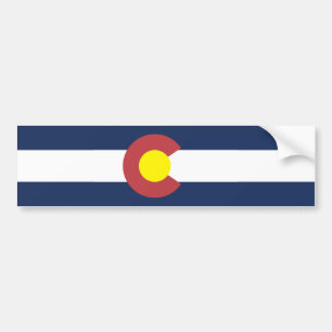 Flagge Colorado  Autoaufkleber