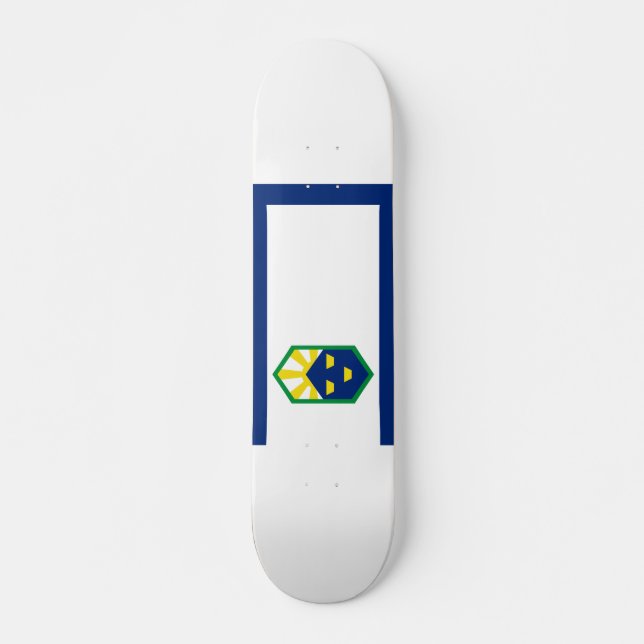 Flagge Colorado Springs, Colorado Skateboard (Vorne)