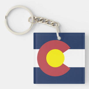 Flagge Colorados Schlüsselanhänger