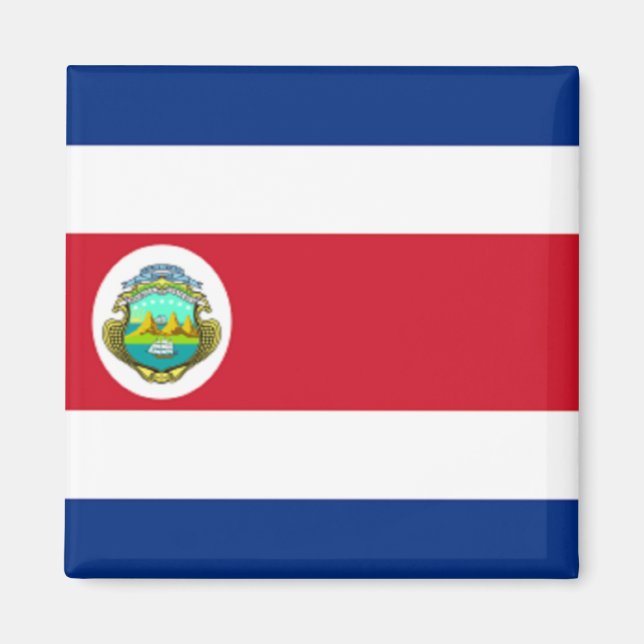 Flagge Costa Rica Magnet (Vorne)
