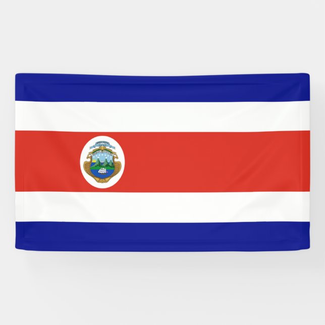 Flagge Costa Ricas Banner (Horizontal)