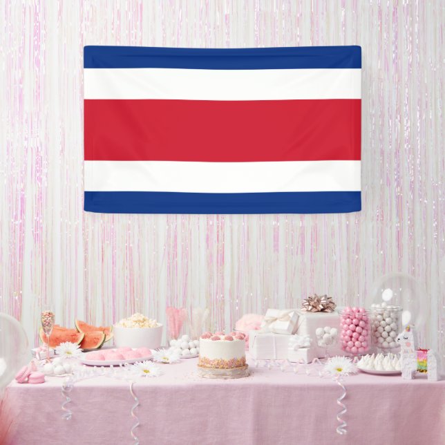 Flagge Costa Ricas Banner (Party)