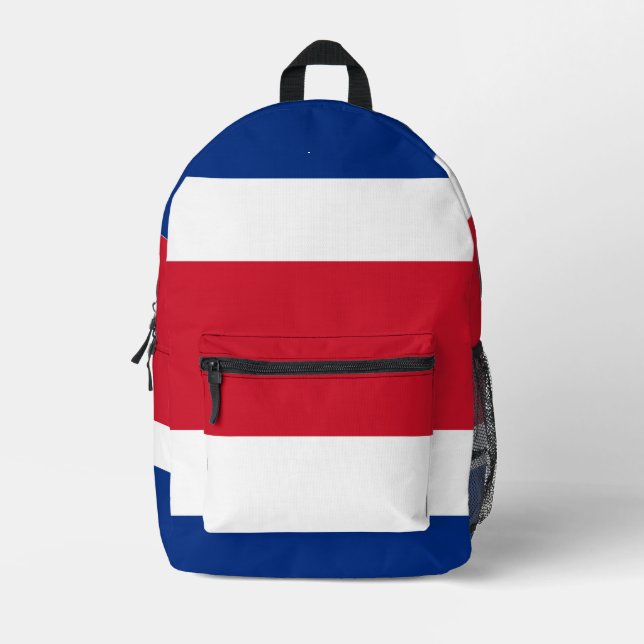 Flagge Costa Ricas Bedruckter Rucksack (Vorderseite)