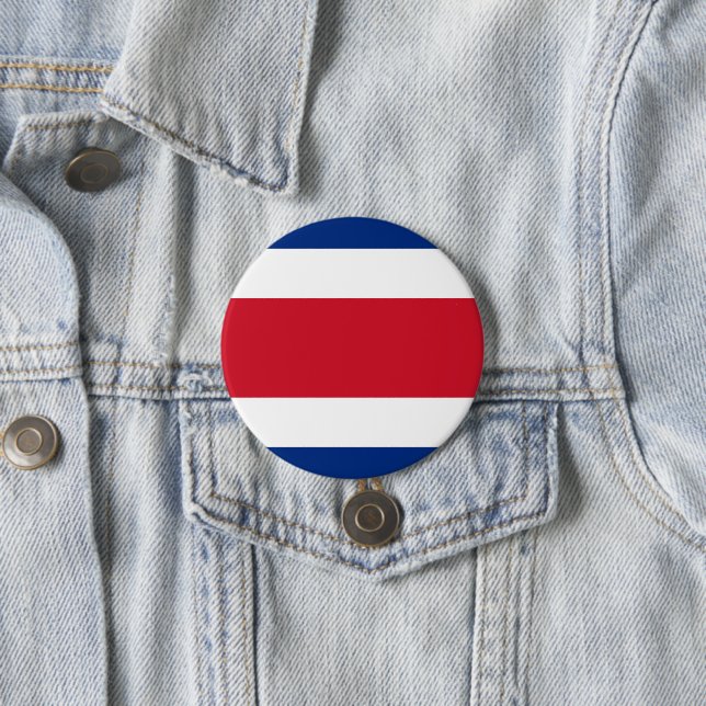Flagge Costa Ricas Button (Beispiel)