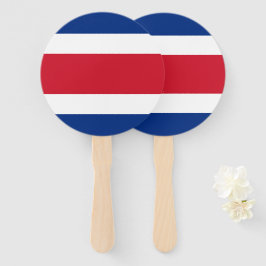 Flagge Costa Ricas Fächer