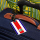 Flagge Costa Ricas Gepäckanhänger (Front Insitu 1)