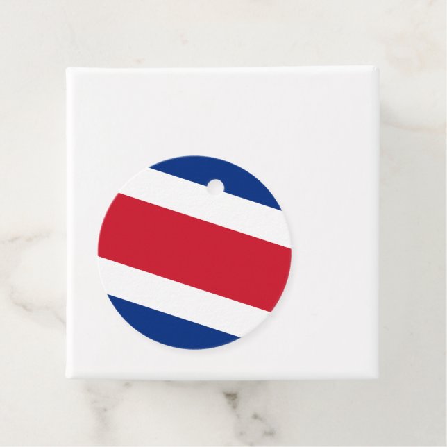 Flagge Costa Ricas Geschenkanhänger (Beispiel)