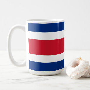 Flagge Costa Ricas Kaffeetasse