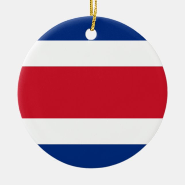 Flagge Costa Ricas Keramik Ornament (Vorne)