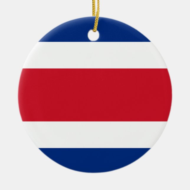 Flagge Costa Ricas Keramik Ornament (Vorne)