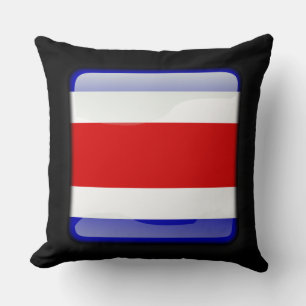 Flagge Costa Ricas Kissen