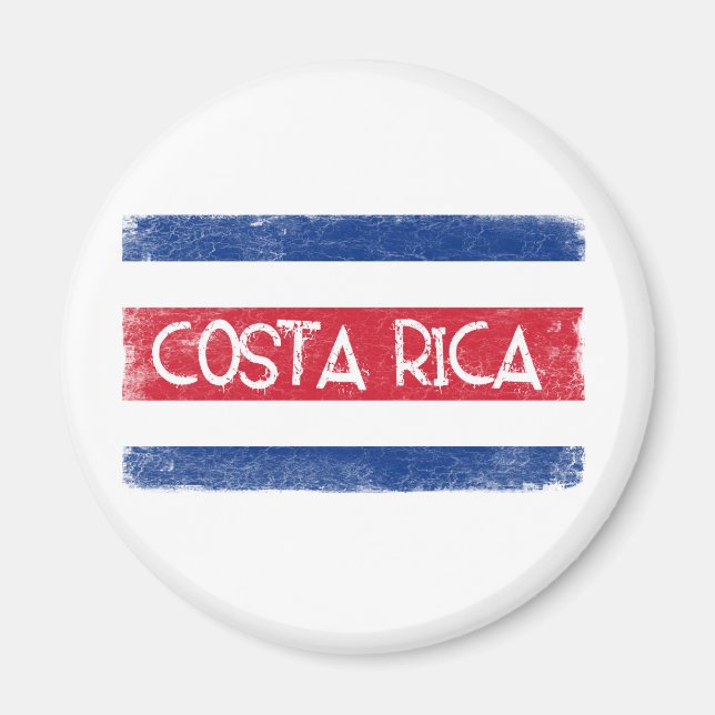 Flagge Costa Ricas Magnet (Vorne)
