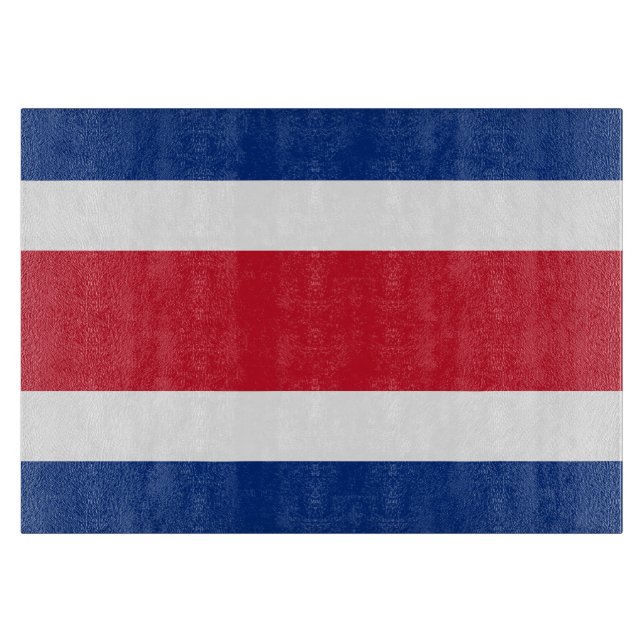 Flagge Costa Ricas Schneidebrett (Vorderseite)