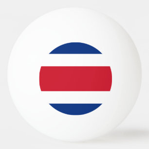 Flagge Costa Ricas Tischtennisball