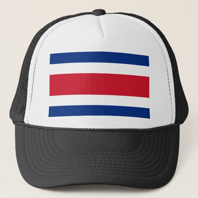 Flagge Costa Ricas Truckerkappe (Vorderseite)