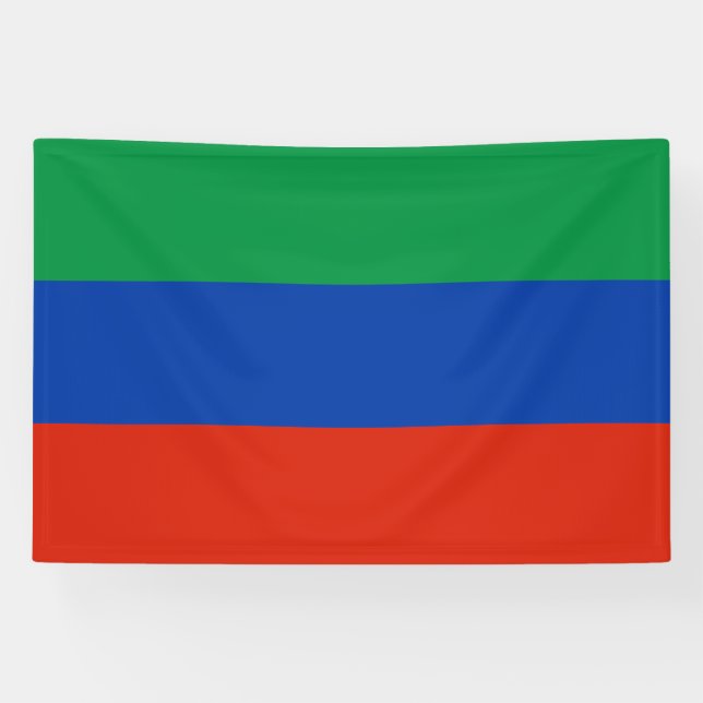 Flagge Dagestan Banner (Horizontal)