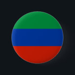 Flagge Dagestan Button<br><div class="desc">Patriotische Flagge von Dagestan.</div>