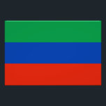 Flagge Dagestan Fotodruck<br><div class="desc">Patriotische Flagge von Dagestan.</div>