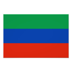 Flagge Dagestan Fotodruck