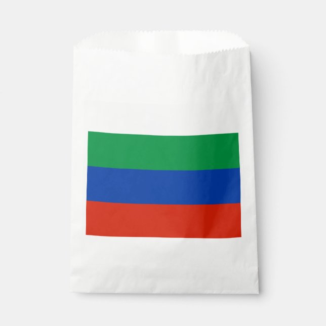 Flagge Dagestan Geschenktütchen (Vorderseite)