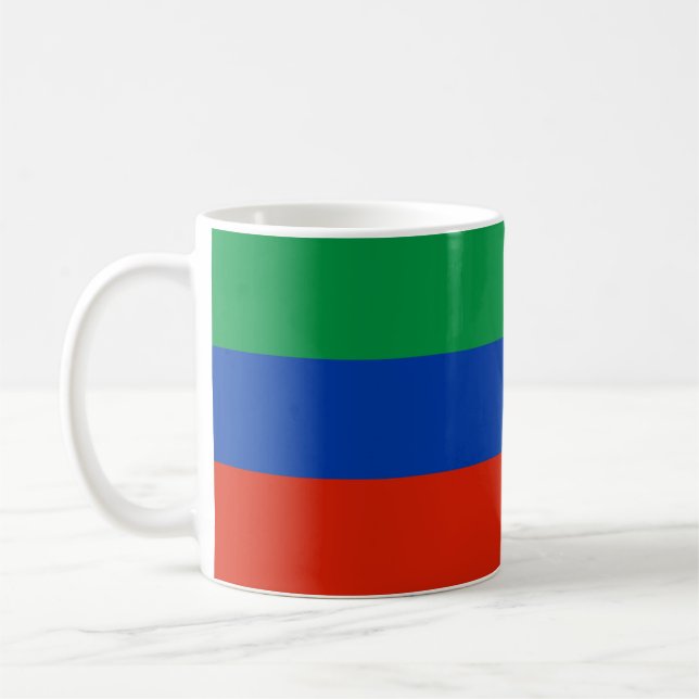 Flagge Dagestan Kaffeetasse (Links)