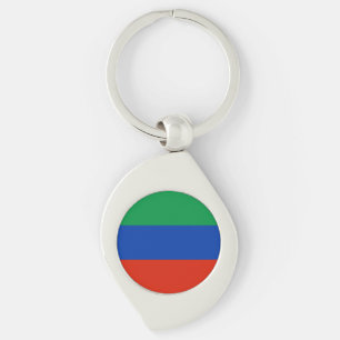Flagge Dagestan Schlüsselanhänger