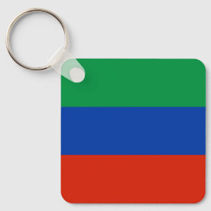 Flagge Dagestans Schlüsselanhänger