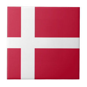 Flagge Dänemarks Fliese