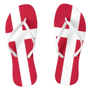 Flagge Dänemarks Flip Flops