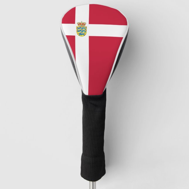 Flagge Dänemarks Golf Headcover (Vorderseite)