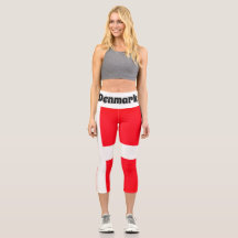 Flagge Dänemarks Yoga Pants