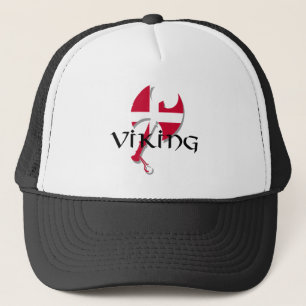 Flagge Dänische-Vikings Dänemark Axt Truckerkappe