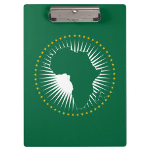 Flagge der Afrikanischen Union (Afrika) (Panafrika Klemmbrett