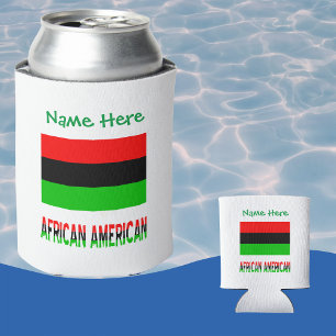 Flagge der afroamerikanischen Diaspora Grün Persön Dosenkühler