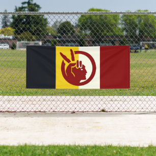 Flagge der American Indian Movement Banner