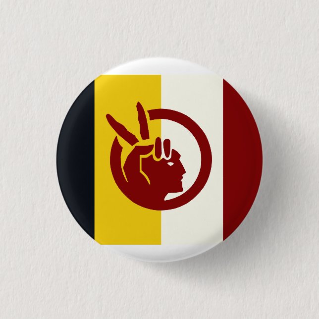 Flagge der American Indian Movement Button (Vorderseite)