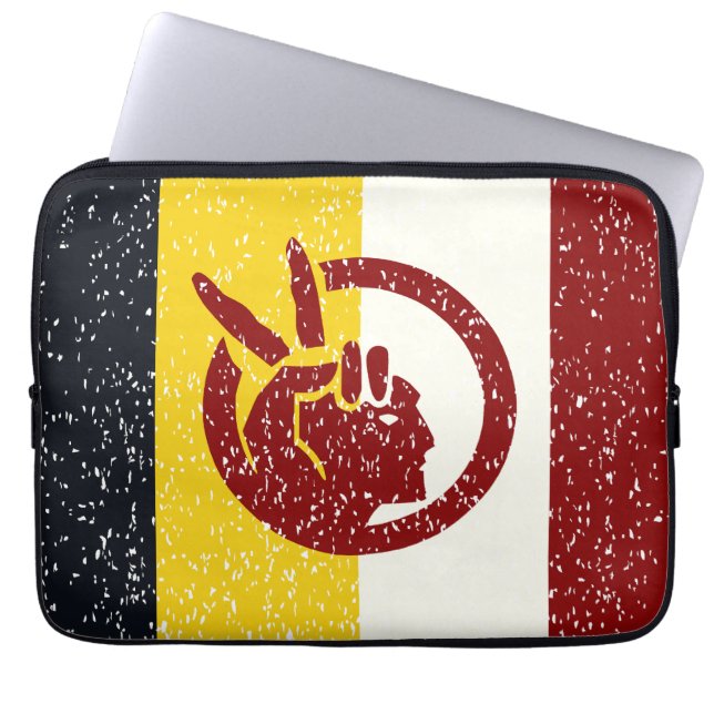 Flagge der American Indian Movement Laptopschutzhülle (Vorderseite)